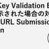API Key Validation Errorが表示された場合の対処法　Bing URL Submissions Plugin
